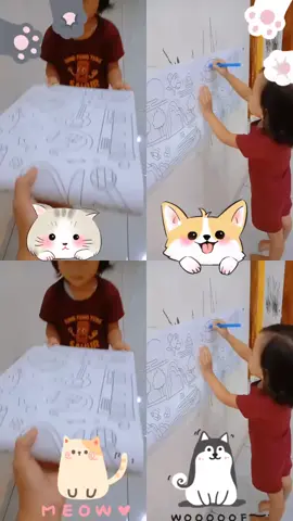 mainan anak edukatif semangaattt#roll#kertasmewarnai #mainananak #serunyabelajar #murah 