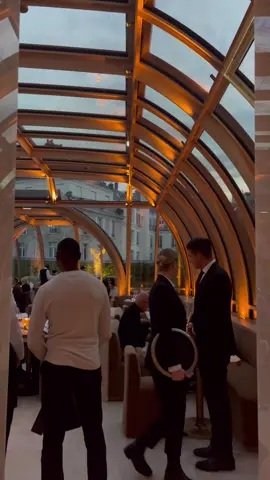 📍Le jardin RH Paris.                                #paris #rooftop #restaurant #luxury #viral 