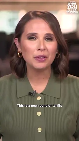 President Trump's newly-announced steep tariffs are scheduled to take effect next week with a 50% tax on cabinets and a possible 100% tax on branded or patented drugs. What You Need to Know is streaming on Disney+.