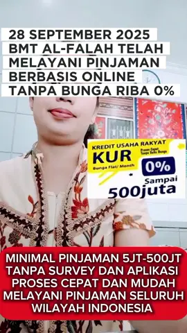 Yang butuh pinjaman untuk modal usaha dan bayar hutang di bmt al-falah solusinya, tanpa bunga, pengajuan bisa di rumah, proses cepat dan mudah #bank #pinjamanonline #4u #fyp #pinjamancepat #pinjamanamanah 