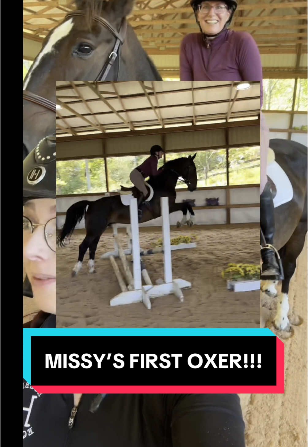 Between the squealy zoomies and the perfect knees - WHO IS THIS HORSE?!?!?! @LaurenHarts - I think the moose llama wants to be the world most *unique* eq pony. 🤣 #equestrian #horsetok #horsetoker #equestrianstyle #horsegirlvibes #equestrianlife #fyp #foryou #showjumping #eventing #hunterjumper #moosellama #missythehorse #equitation 