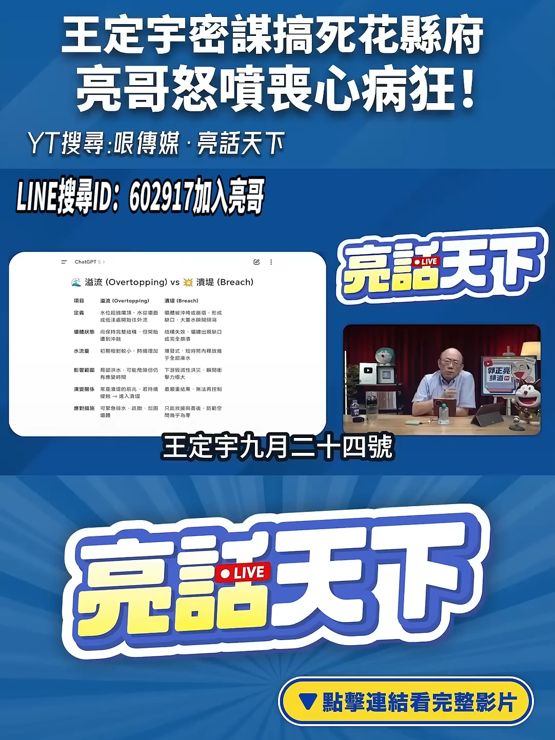 王定宇密謀搞死花縣府？亮哥怒噴喪心病狂！#台湾