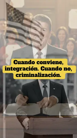 Amnistía Del 86: ¿Integración O Hipocresía? En 1986, Ronald Reagan legalizó a casi 3 millones de indocumentados, en su mayoría mexicanos, pero hoy su partido lidera los discursos antiinmigrantes y muros fronterizos. Estados Unidos Reagan 1986 inmigración mexicanos en USA amnistía migratoria Latinoamérica frontera USA-México doble moral política política migratoria Hispanic TikTok #inmigracion #mexicanosUSA #amnistia86 #politica #frontera