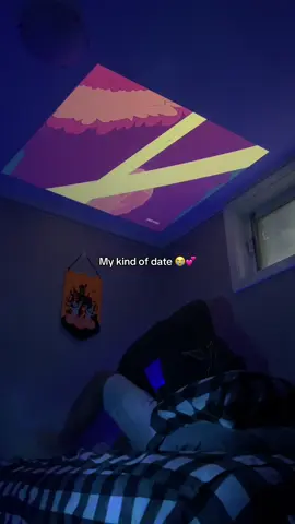 We’re not dating if you don’t like watching movies with a mini projector 🤣💕 #rickandmorty #cartoon #movies 
