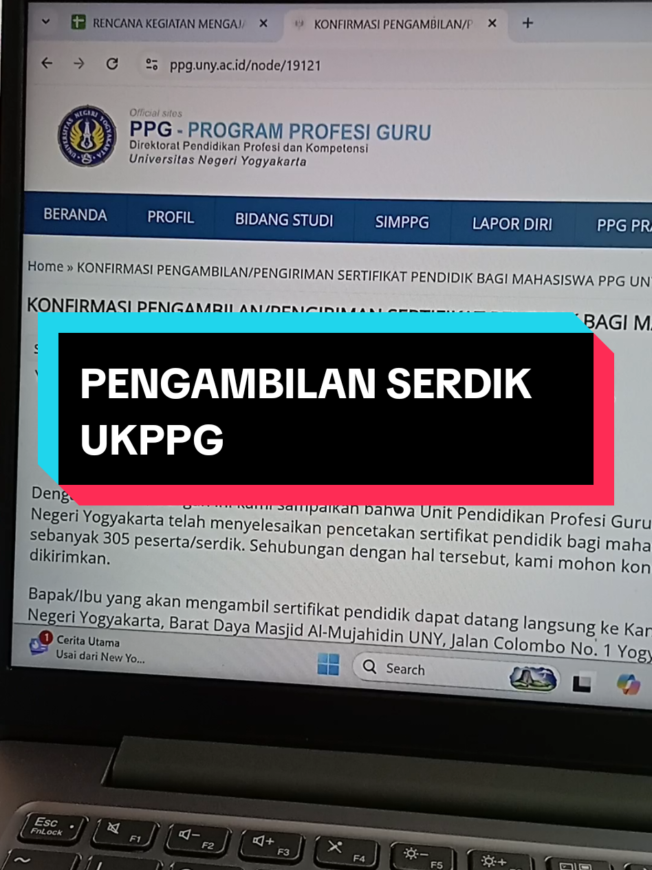 informasi pengambilan serdik ppg guru tertentu tahun 2025  #gurukontenkreatorpendidikan  #gurukontenkreator  #viralvideo  #serdik 
