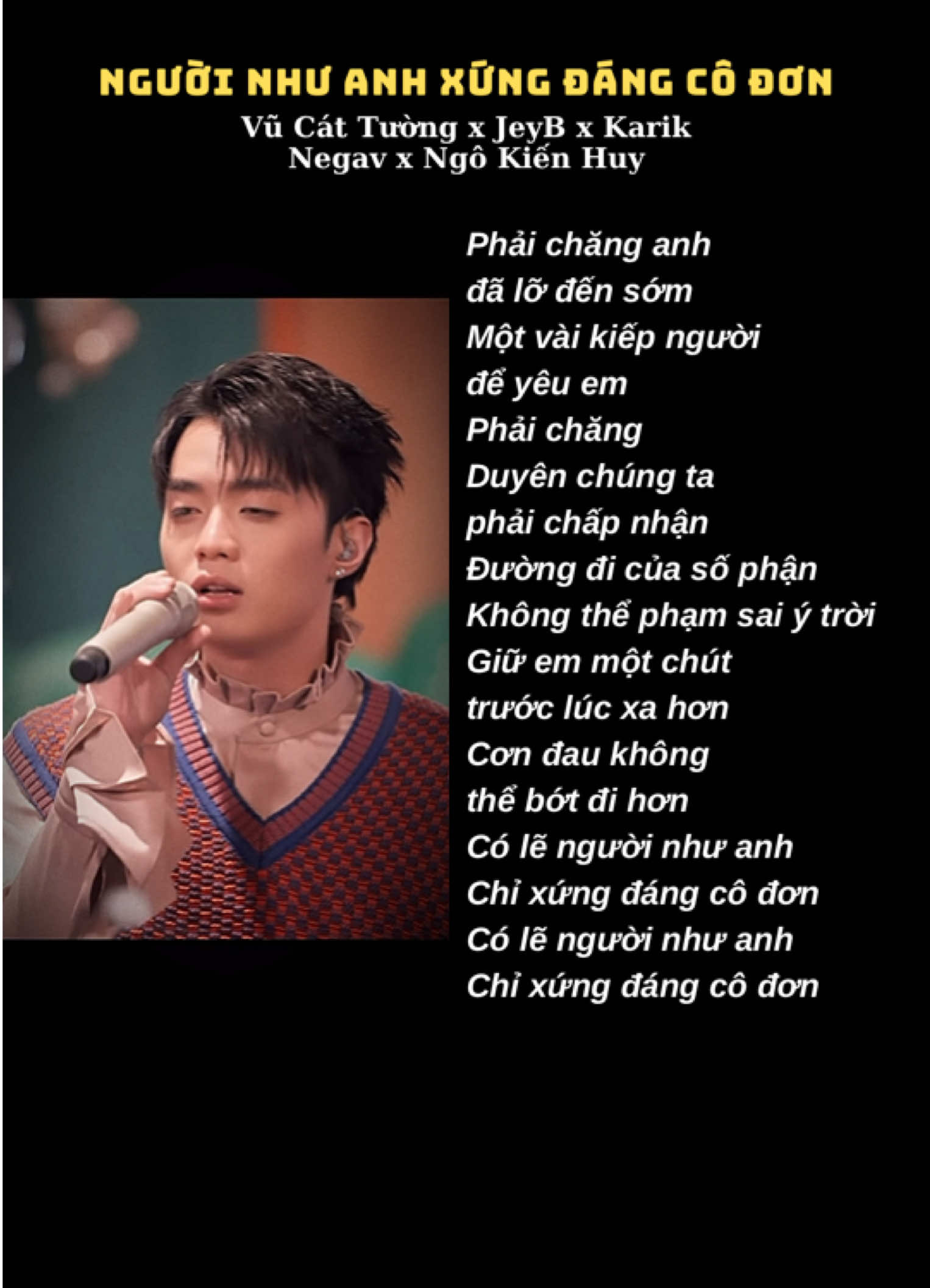 Phải chăng anh đã lỡ đến sớm… #nhachaymoingay #lyrics #atsh #negav #nguoinhuanhxungdangcodon 