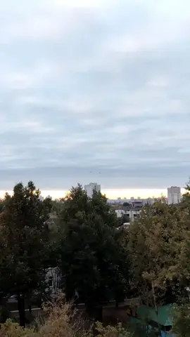 🛸Minsk, 26 de septiembre de 2025, dos objetos desconocidos en el cielo. #ufo