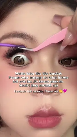 Itu krn biar cari laki2 lain, percantik mata biar bisa kedip2 terus #eyelashes #eyelashtutorial #fyp #blazskinbeauty 