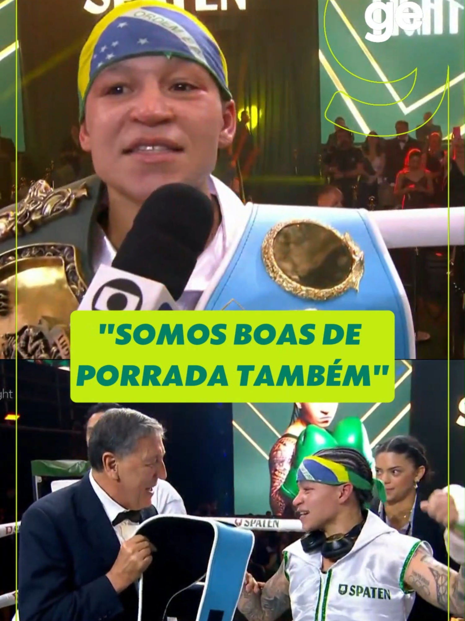 Após manutenção do título mundial de boxe, Bia Ferreira pede mais oportunidades às mulheres: 