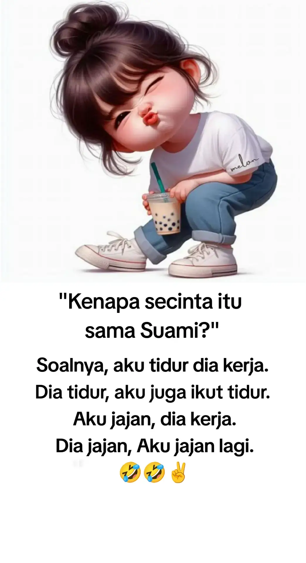 Salah satu alasan cinta suami 🤣🤣✌ #storykomedi #komedi #storylucu #storyfypシ #storytime 