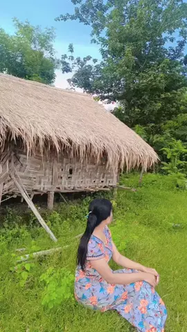 # ရွာချောင်းဘေးမှာ စောင့်နေပါတယ်လို့😞😞# သီချင်းလေးကြိုက်လို့ #fy 