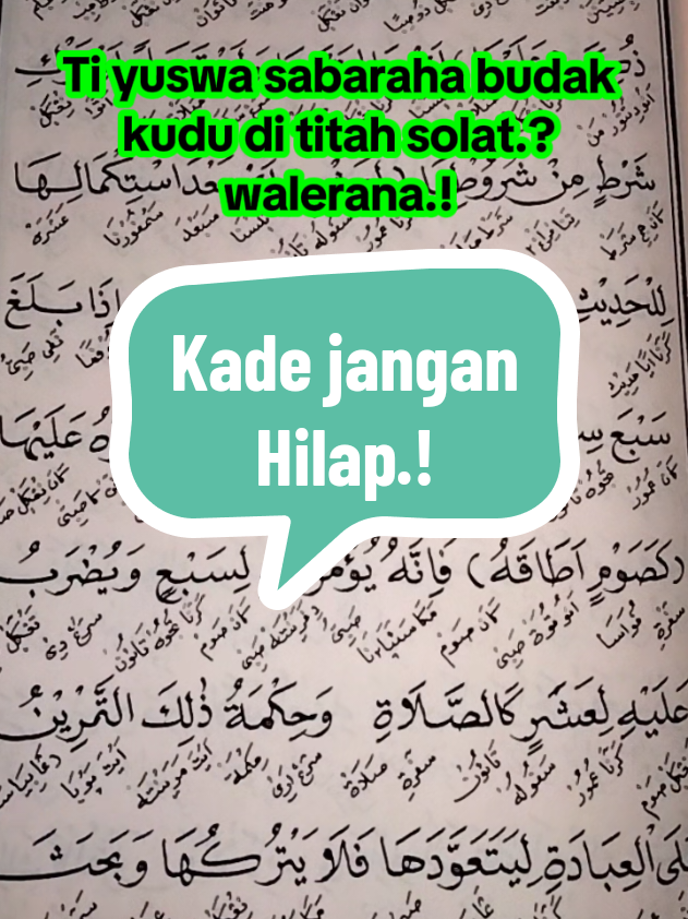 Referensi kutab Fathul Mu'in palwargi.. #budak #solat #7 #fathulmuin #mangsantri 