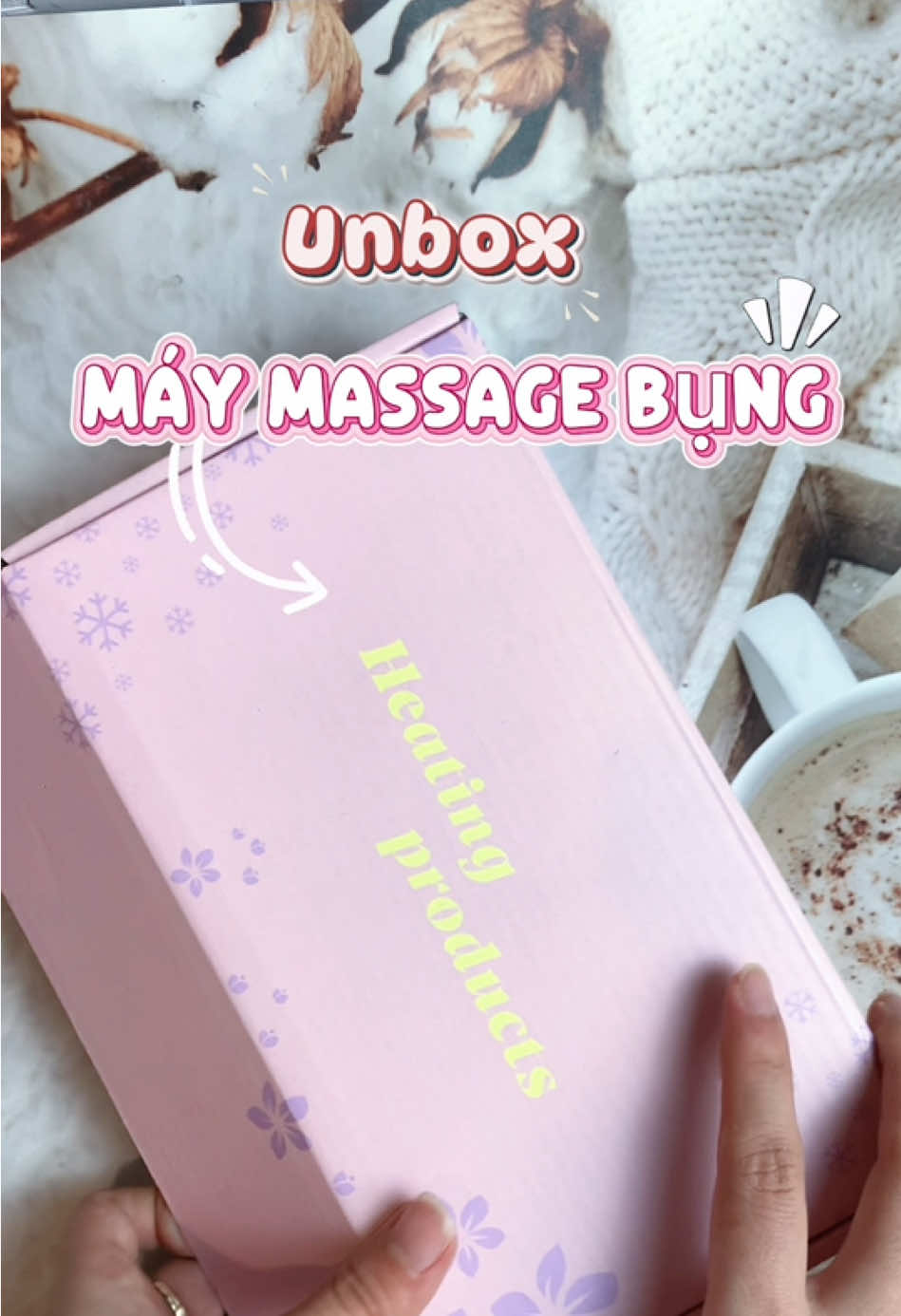 Bà nào đến kỳ 🍓hay đau bụng, khó chịu, mùa đông hay bị lạnh bụng, đẻ xong mà hay bị đau vùng thắt lưng bụng thì tham khảo em này cho em nha #maymassagebung #maymassagebungkinh #maychuombungkinh #xuhuong #huyenreview 