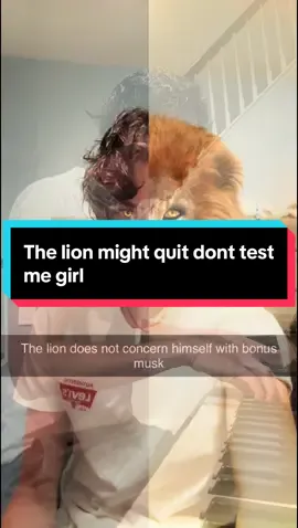 I’m just following the trends gang #fyp #singing #lion #cringe #alpha 