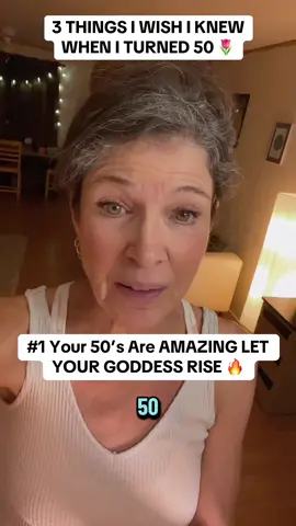 Three things I knew when I turned 50!  Number one, your 50s are amazing. Your wisdom and knowledge are coming together and your goddess is rising.  Number two move at least 10,000 steps a day.  Number three hydrate with good clean, warm water with a pinch of sea salt.  #livingpuresolutions #healthandwealth #womenover40energyboost #energyhack #morningreset 
