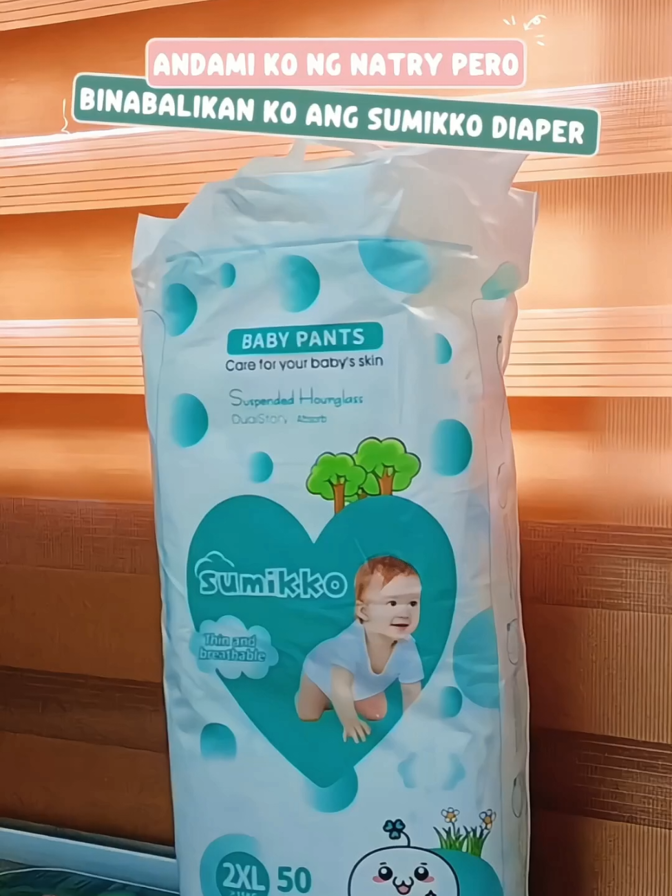 SUMIKKO DIAPER 50pcs  Budget friendly at maganda ang quality #sumikkodiaper #sumikkodiaper50pcs #babydiaper #babyessentials #momfinds 