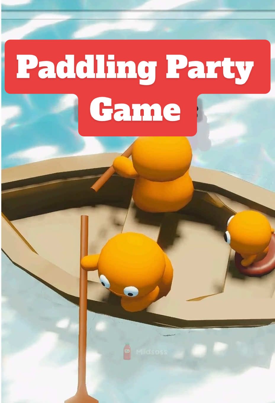 Party game where you have to keep a baby safe while you travel down a dangerous river. 🎮 Paddle Together 🗓️ November 2025 ✅ Multiplayer (up to 12) ❌ Singleplayer ✅ PC ❌ Consoles #WhatToPlay #gamestoplay #GamingOnTikTok #partygame #funnygame 