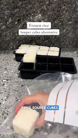 Ito ginagamit ko sa frozen rice ko #frozenrice #soupercubes #mealpreppingfortheweek 