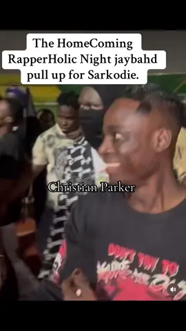 The HomeComing RapperHolic Night @real_jaybahd pull up for Sarkodie.
