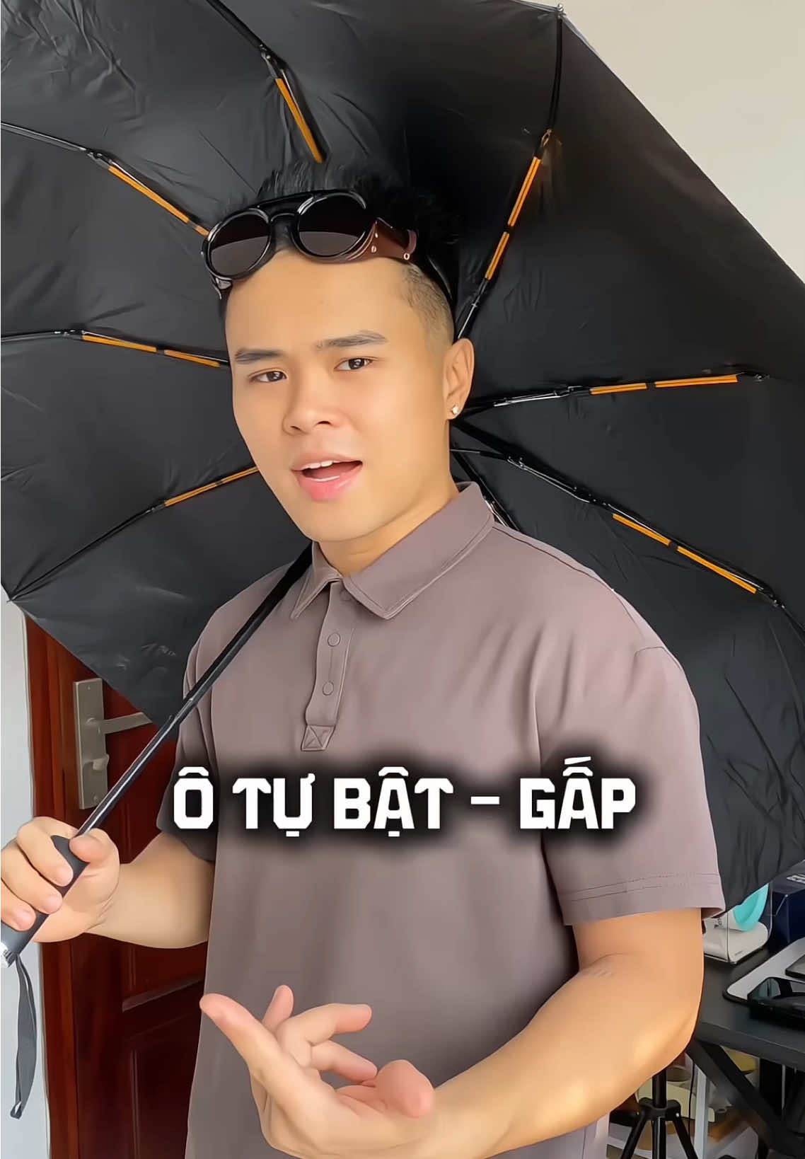 Ô tự bật - tự gấp ✨  #ô #dù 