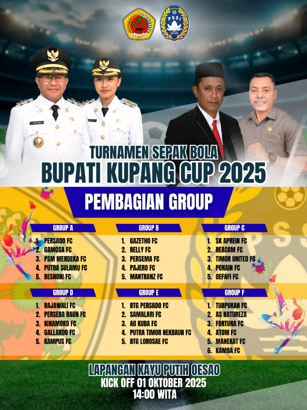 Jangan Lupa Datang dan Saksikan 💫#bupatikupangcup2025 #sepakbola #kabupatenkupang #fyp #gemoyofficial 