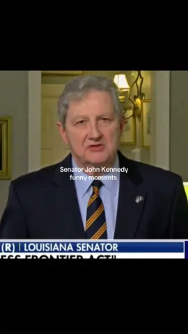 you can’t say he isn’t hilarious #senatorjohnkennedy #america #politics #fyp #conservative