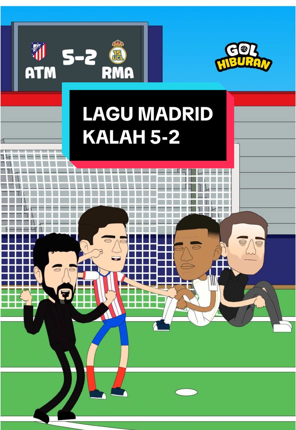 Pucuk sudah tidak begitu dingin buat Madrid sekarang, suhu sekitar 15 derajat UCL. #animasibola #realmadrid #ligaspanyol #fyp #golhiburan  