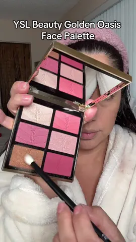 @YSL Beauty Golden Oasis Face Palette tutorial  I wanted to show you how the highlighters look on the eyes 😁 hope is helpful.  ShopMy in bio ☺️ #yslbeauty #giftedbyyslbeauty #yslbeautyfacepalette #beautyover40 #makeuptutorial 