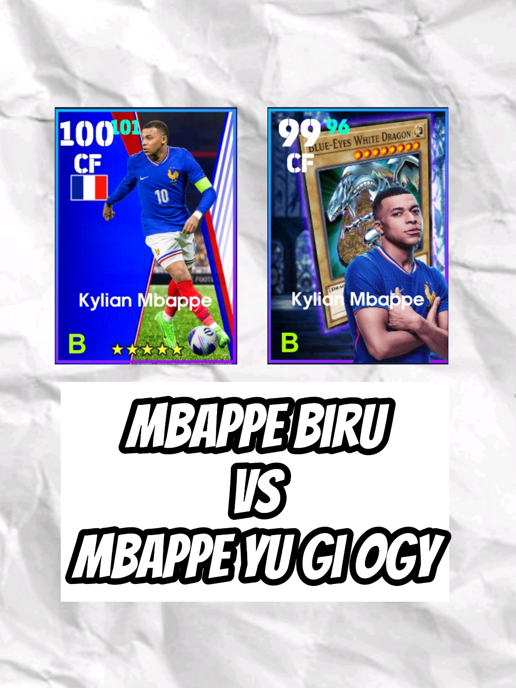 Kylian Mbappe biru atau Kylian Mbappe Yu Gi Oh?? Ini dia pembahasan dan racikan terbaiknya!! #efootball #efootballmobile 