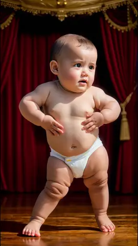 bayi suka goyang ❤️🥰 #promomakangajian #bayilucu #bayijoget #viral #trending 