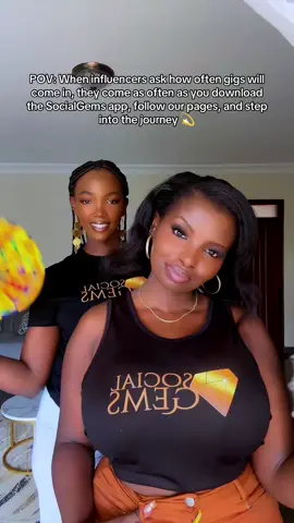 Wondering how often influencers get gigs? With @social_gems_ it’s simple download the app, follow our pages, and watch the opportunities roll in ✨  @Haniehere 👯‍♀️