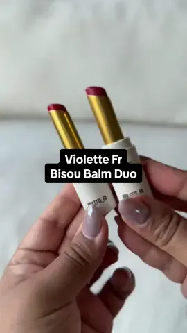 Biosou Balm Duo by @VIOLETTE FR in the shades Amour Fou and Rose Latte are beautiful #bisoubalm #violettefr #violettefrbisoubalm #lipbalm #creatorsearchinsights 