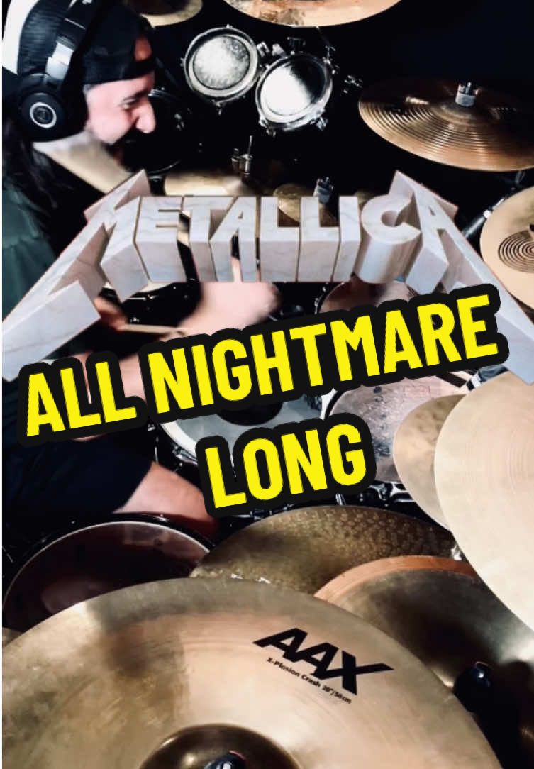 ALL NIGHTMARE LONG #drummer #drums #musician #metallica 
