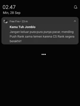 lagi asik begadang dikirim kek gini sama @freefirebgid 😌😤 #fyp #notice #epep #jomblo #notifikasiff 