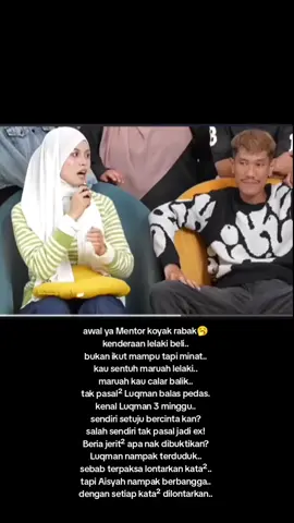Sendiri cucuk, sendiri terceduk! Nampak merentan ya masingmasing. #aiaisyah  #aimal  #aifae  #ailukman  #fypシ゚ 