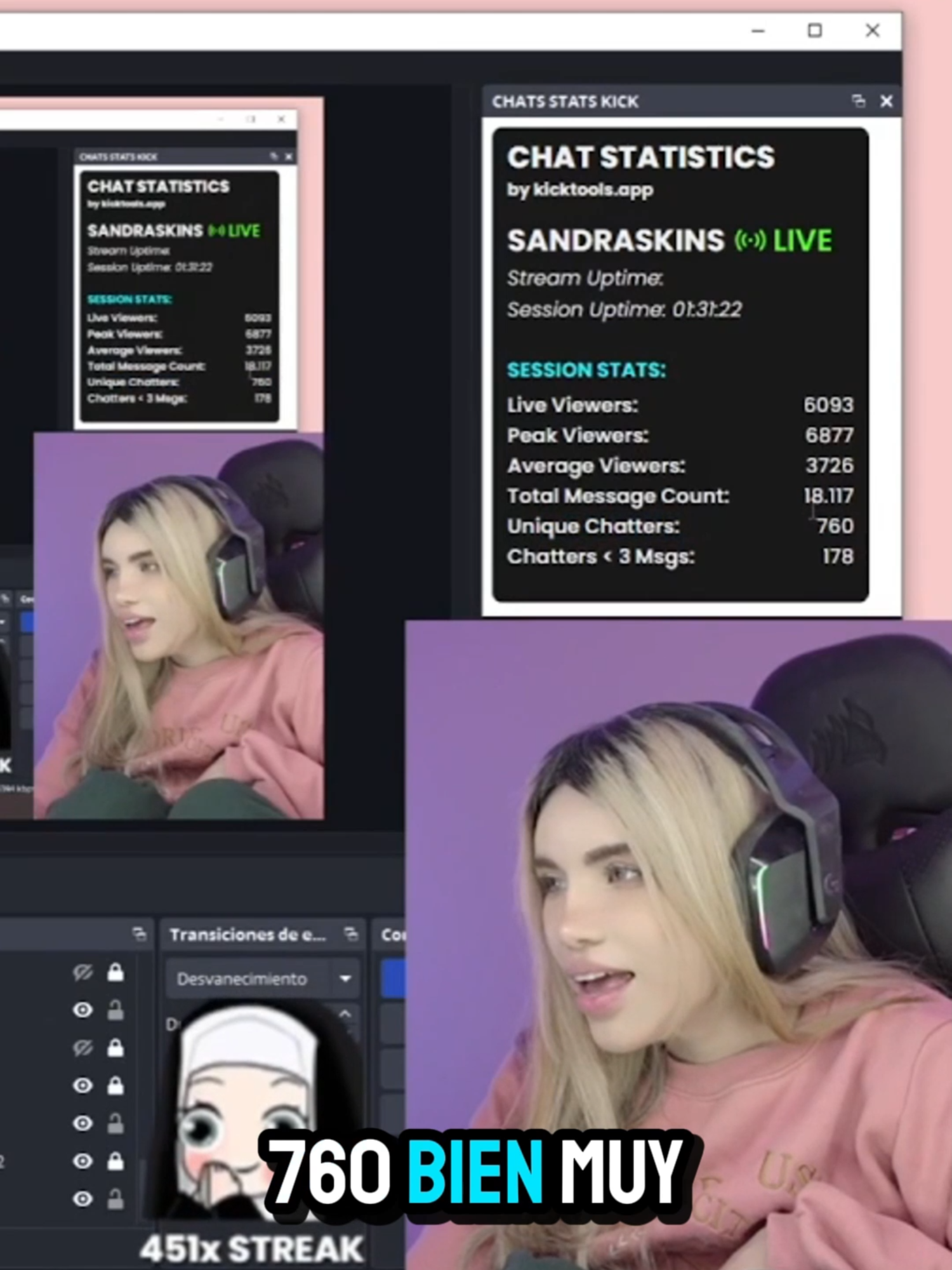 Igual tendra supongo #sandraskins #kickperu #kick #paratii #streamer