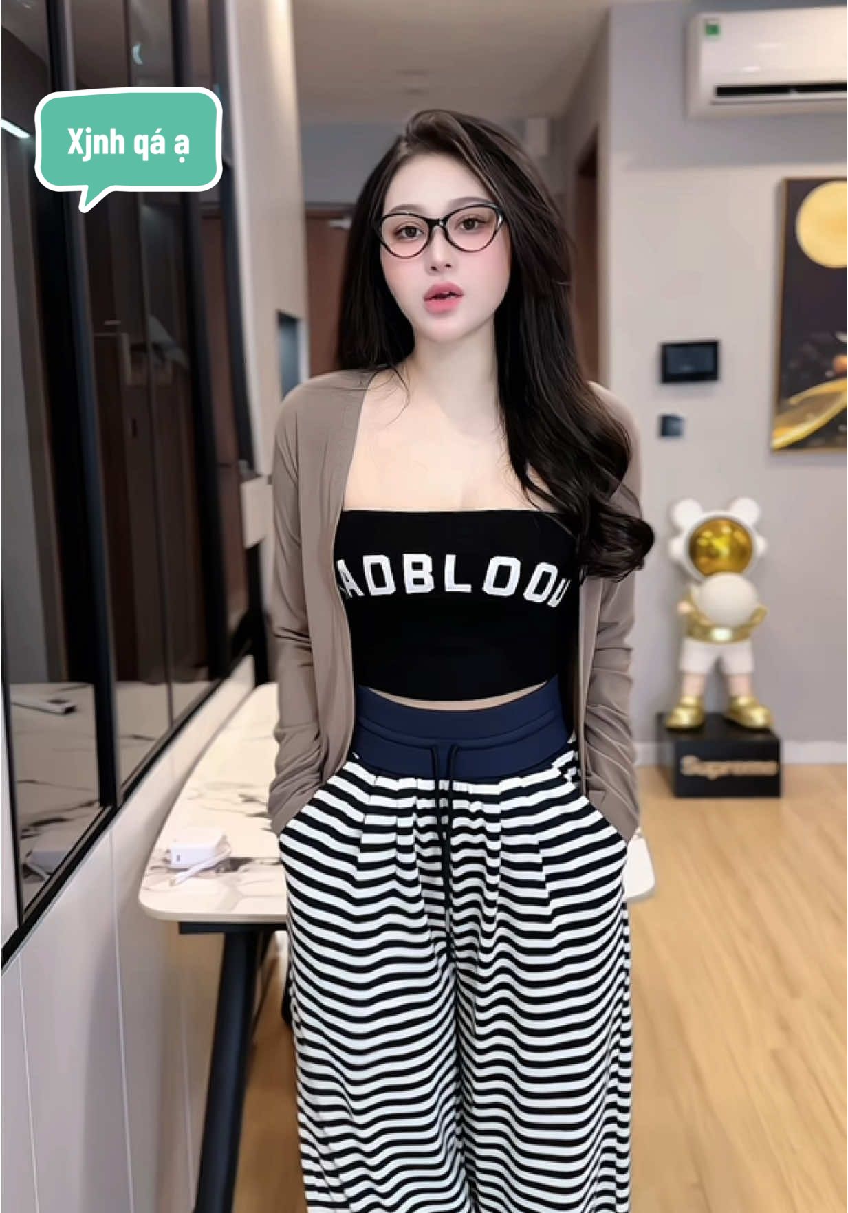 Áo mặc lên đẹp lắm ạ #thoitrangnu #xuhuong #viral #cadigan #aothudong 