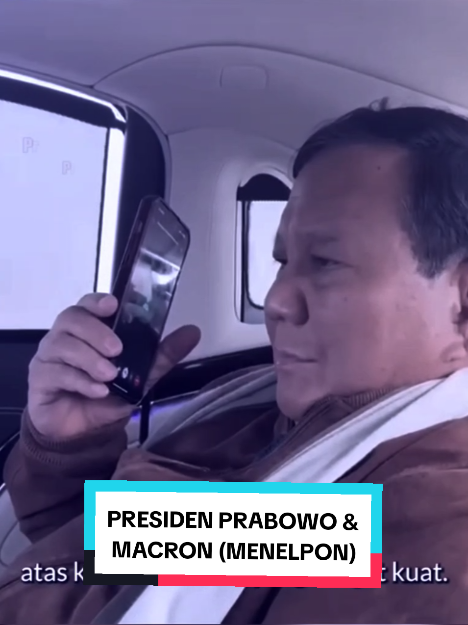 Presiden Macron secara langsung menghubungi Prabowo melalui saluran telepon untuk memberikan apresiasi dan pujian atas pidato di Sidang Umum PBB. Pidato Prabowo dinilai berani, tegas, dan konkret. 