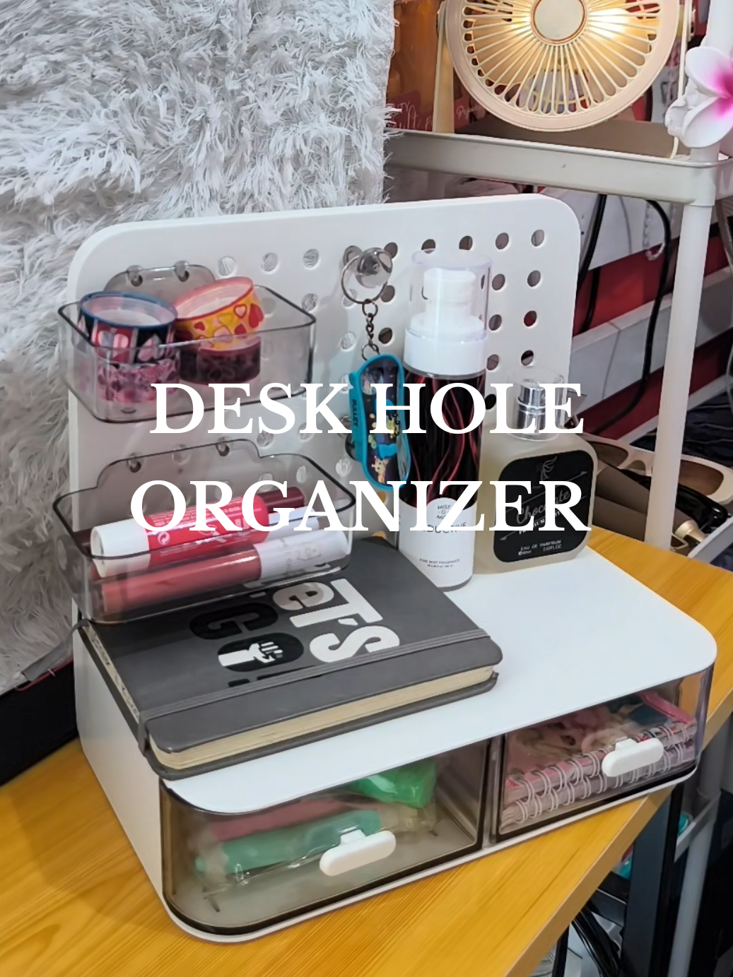 ang neto for desk, perfect pang organize ng things #deskholeboard #studentsdeskholeboard #boardorganizer #deskorganizer #deskholeboardorganizer 