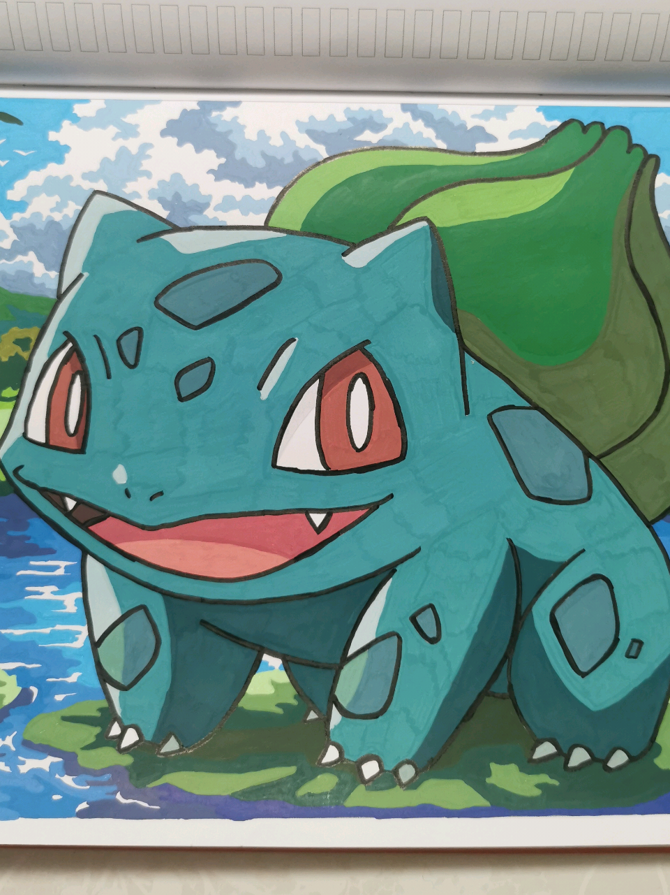 📚 Tome : Pokemon  🎨 Coloriage : Bulbizarre  📃 Page : 10 🖍️ Feutres : Guangna 240 Abécédaire @Chróma_RineMa🖍️ 👑  #coloriagemystere #hachetteheroes #pokemon #bulbizarre #challenge 