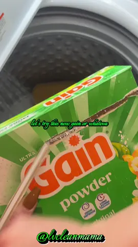 hey babies 💚 soooo ab this gain 🤸🏻 it’s definitely a lil stronger .. & a lil more sudsy so illl give it that 💚 I can’t really tell too much about the suds bc gains always gave me suds & I haven’t done an all gain powder load in my new washer 😭 the smell definitely lasts more through the dryer tho 🔥 ok that’s all yall should try it 🤣 ily ! 😘 #laundry #fyppppppppppppppppppppppp 