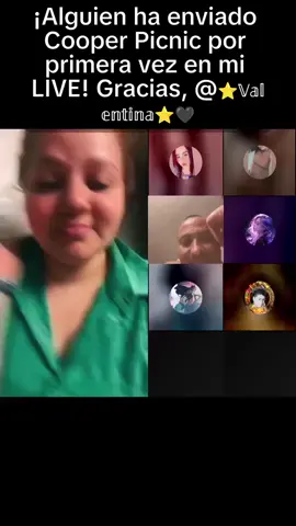 ¡Me ha encantado! ¡Gracias, ⭐️𝕍𝕒𝕝𝕖𝕟𝕥𝕚𝕟𝕒⭐️🖤! Es la primera vez que veo este Regalo en mi LIVE.#tiktoklive #livehighlights #livegift #cooperpicnic 