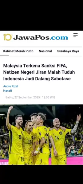 Malaysia Kena Sanksi Dari FifA karena naturalisasi 7 Pemain yang gak jelas Asal usulnya,Tapi Anehnya Yang disalahin indonesia,padahal yang Laporin Vietnam#naturalisasi🇮🇩 #malaysia #fifa #pssi #virall 