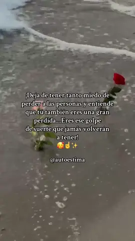 Eres ese golpe de suerte que jamás volverán a tener #arriesgate #valorate #vive #eresunica #amorpropio 