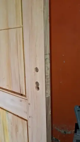 how to install a lock for a door #woodworking #carpenter #woodworkingtools #woodworkingtips #fyppppppppppppppppppppppp 
