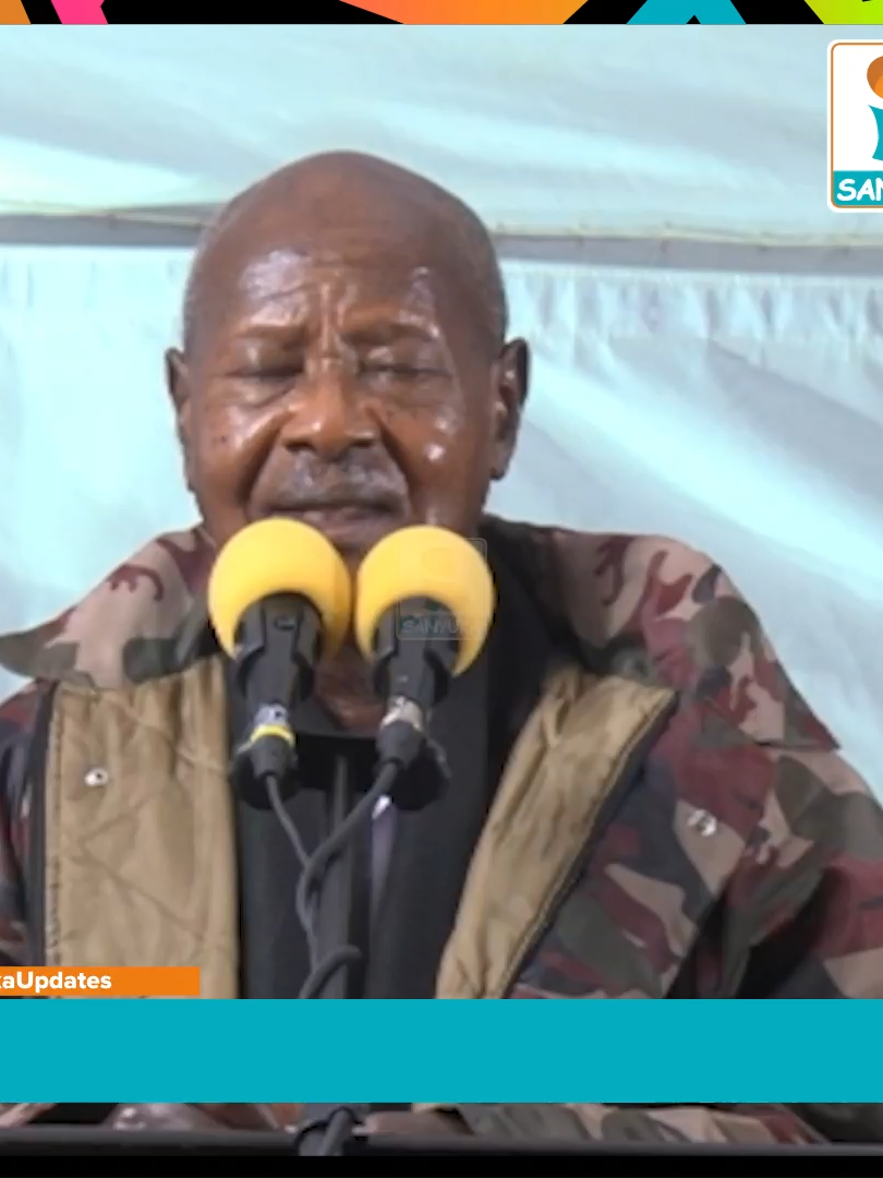 VIDEO: I am very happy with the honesty of Eddy Kenzo because the money we gave him, he used it.- President Kaguta Museveni #SanyukaUpdates #UgVotes2026