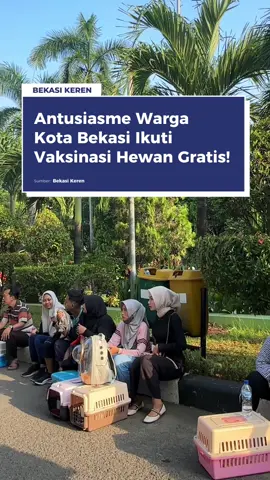 Cung yang tadi hewan peliharaannya divaksin rabies juga di Kantor Pemkot Bekasi☝🏻 #vaksinrabies #anabul #kotabekasi #bekasikeren #fyp 