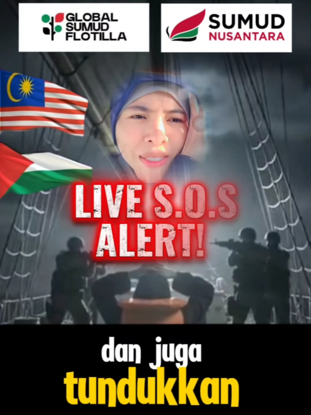 Ardell Aryana Update Global Sumud Flotilla - Live S.O.S akan dilakukan oleh Ardell Aryana! ALL EYES ON LIVE SOS! ALL EYES ON ARDELL ARYANA!  ALL EYES ON SUMUT FLOTILLA!  ALL EYES ON GAZA! Abaikan komen2 negatif yg pertikaikan tentang 