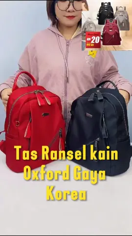 Cari tas ransel gaya Korea tapi tahan guna? Pilih Tas Ransel Kain Oxford! ✅ Kain anti-air (hujan sedikit tak basah dalam), design ringan (tak berat walaupun penuh barang)! pelajar universiti、pekerja kantor、pelancong – semua aktiviti boleh guna! Tidak bulky (dengar tidak nampak besar), logo kecil comel (tidak terlalu mencolok)!🎒🎒🎒  #TasRanselKainOxfordGayaKorea #TasRanselModenDewasa #TasPekerjaKantorEssential #TasRanselAntiGores #TasGayaKoreaTrendy #TikTokJualanBarangGaya #BeliTasRanselMurah #TasRanselMuatLaptop #TasPelancongRingan #TasRanselOxfordPromo