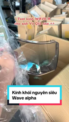 Test Kính cho a Vũ Q12 mica khói Wave A siêu nét a nhé ^^ #mica #micawave #kinhmica #kinhdenphawave #samuraimgp 